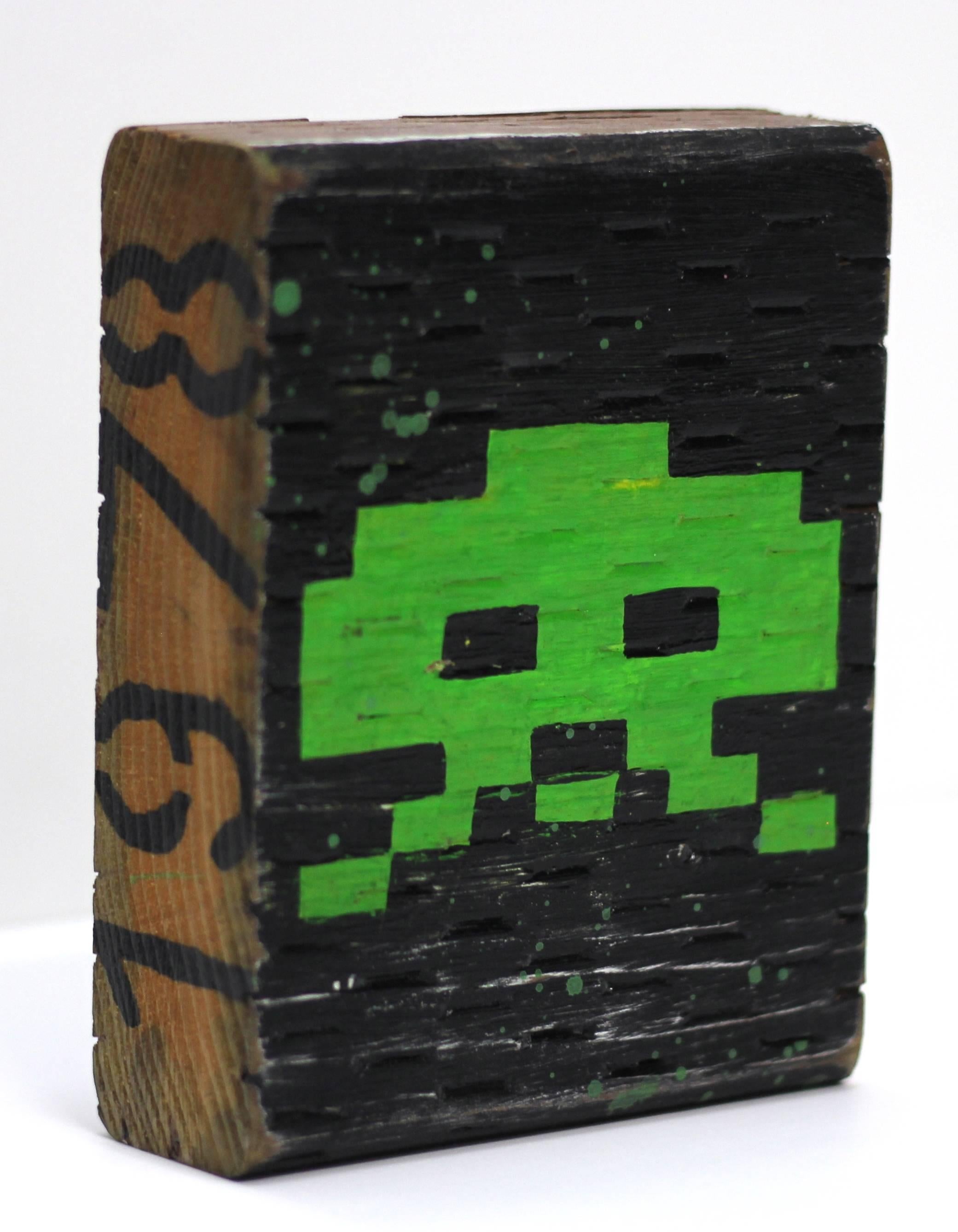 Space Invader Green 2