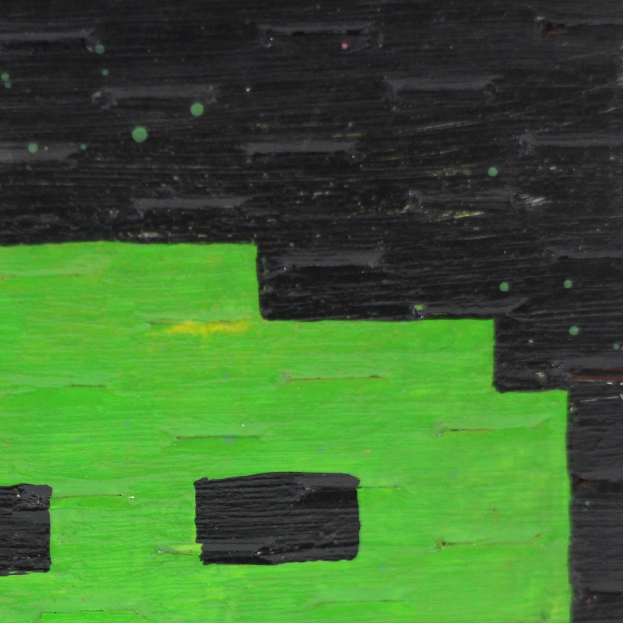 Space Invader Green 3