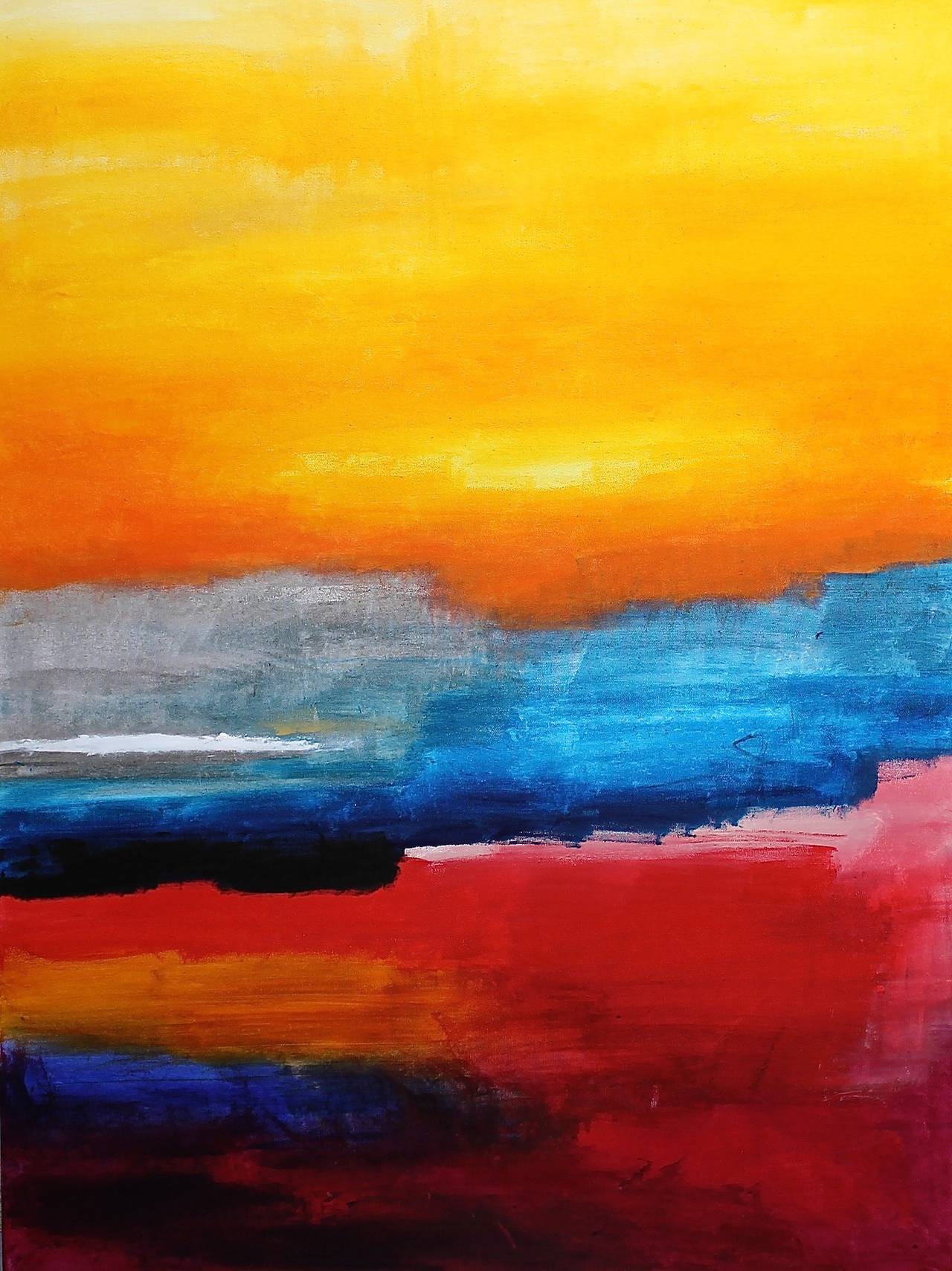 Amber Goldhammer Abstract Painting - Our Lives in Evolution
