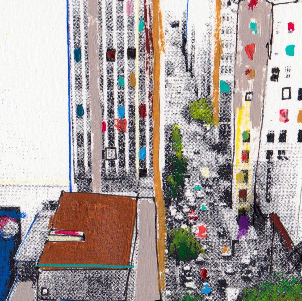 Downtown vom Himmel aus gesehen