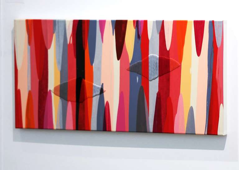 Poemes XI - Abstract Painting by Raul de la Torre