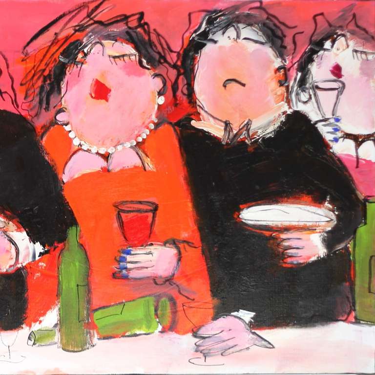 Gerdine Duijsens was born in Utrecht, Netherlands, and studied at the Art Academy and the Academy of Fine Arts in Belgium.
The work of Gerdine Duijsens is a synthesis between figurative and abstract art. Mostly it is abstract with figurative