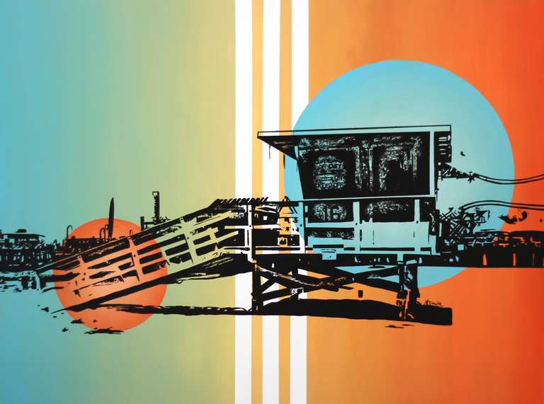 Amy Smith Abstract Painting - Sunrise