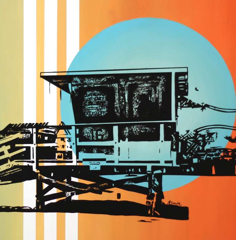 Born in New Jersey, Amy Smith is a self-taught artist. She started developing her colorful city scape artworks in 2009. 

Amy finds her inspiration in the buildings and skylines of big cities after having lived in three big metropolitan areas: