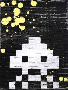 Space Invader Yellow