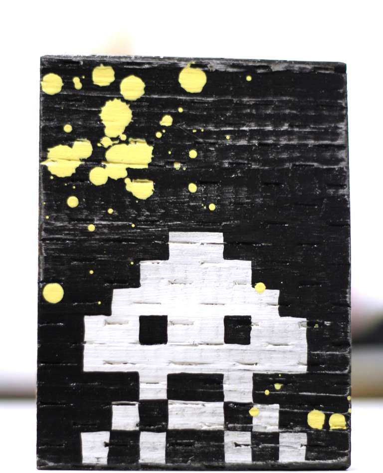 Space Invader Yellow