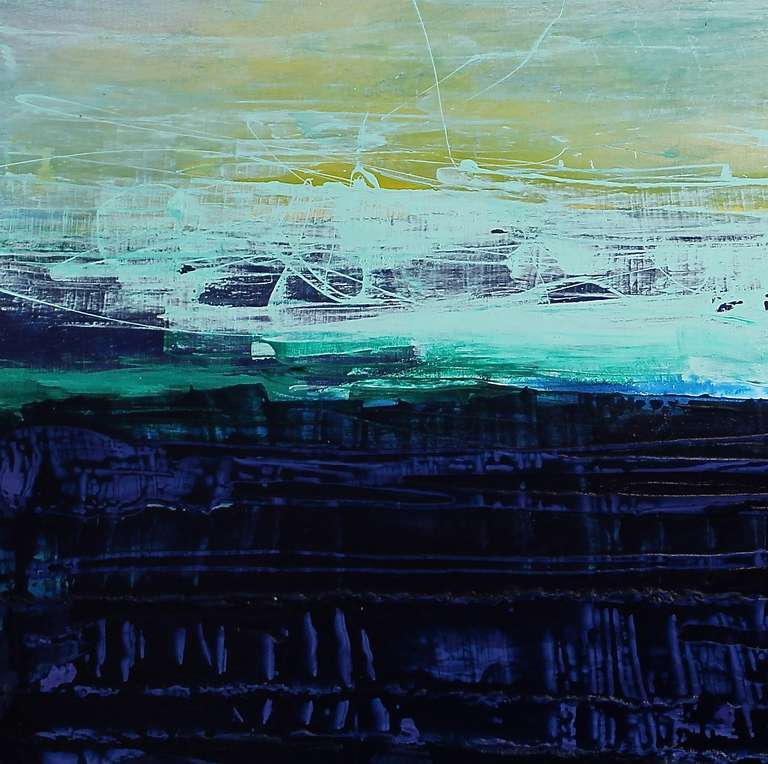Movement at Dawn - Painting by Amber Goldhammer