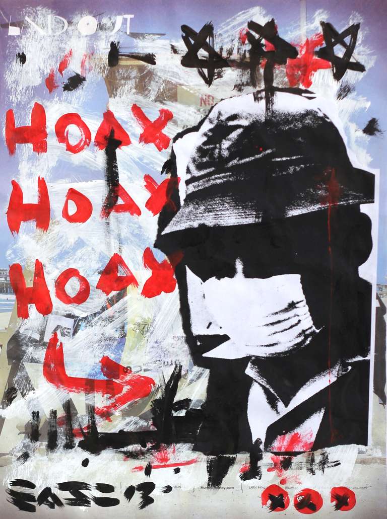 Gary John Abstract Painting - Hoax Man