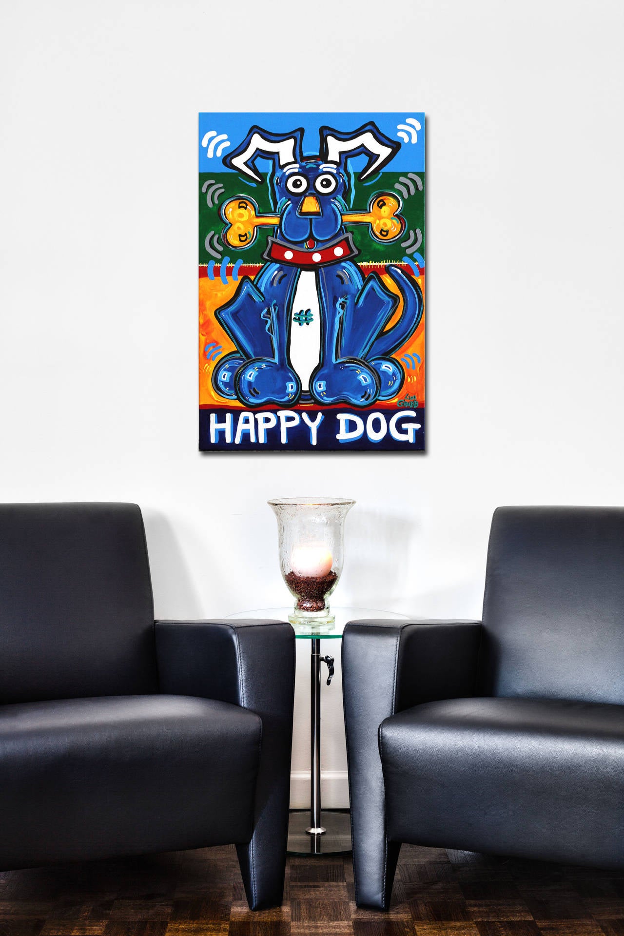 Lisa Grubb Happy Dog at 1stDibs lisa grubb artist, happy dog