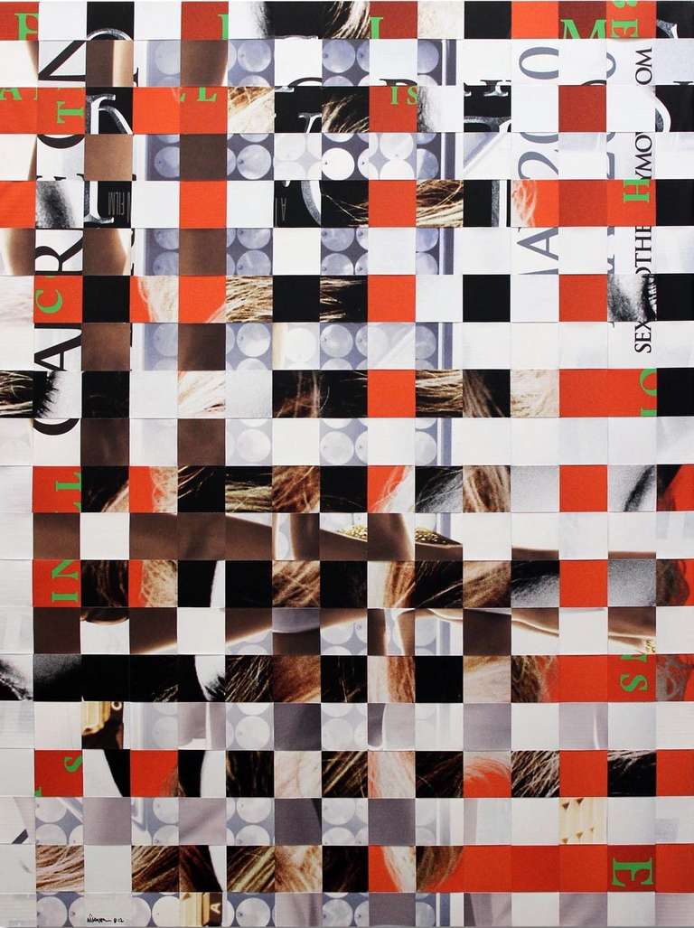 Adam Nisenson Abstract Painting - Paparazzi Pulse