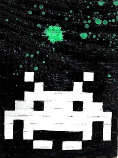 Space Invader Green