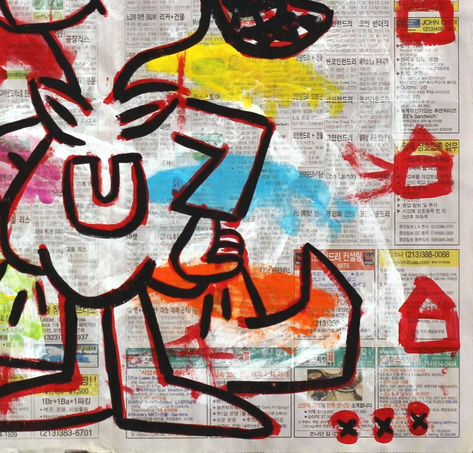 Defiant Underdog - Street Art Painting by Gary John