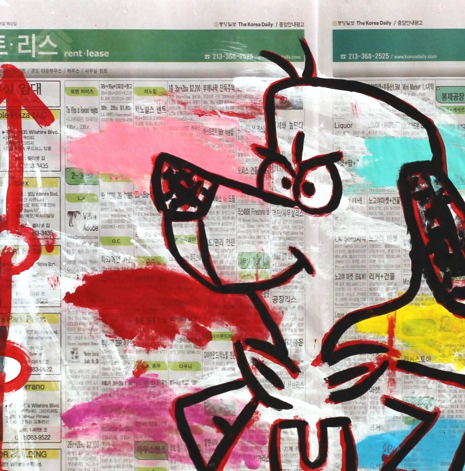 Defiant Underdog - Painting by Gary John