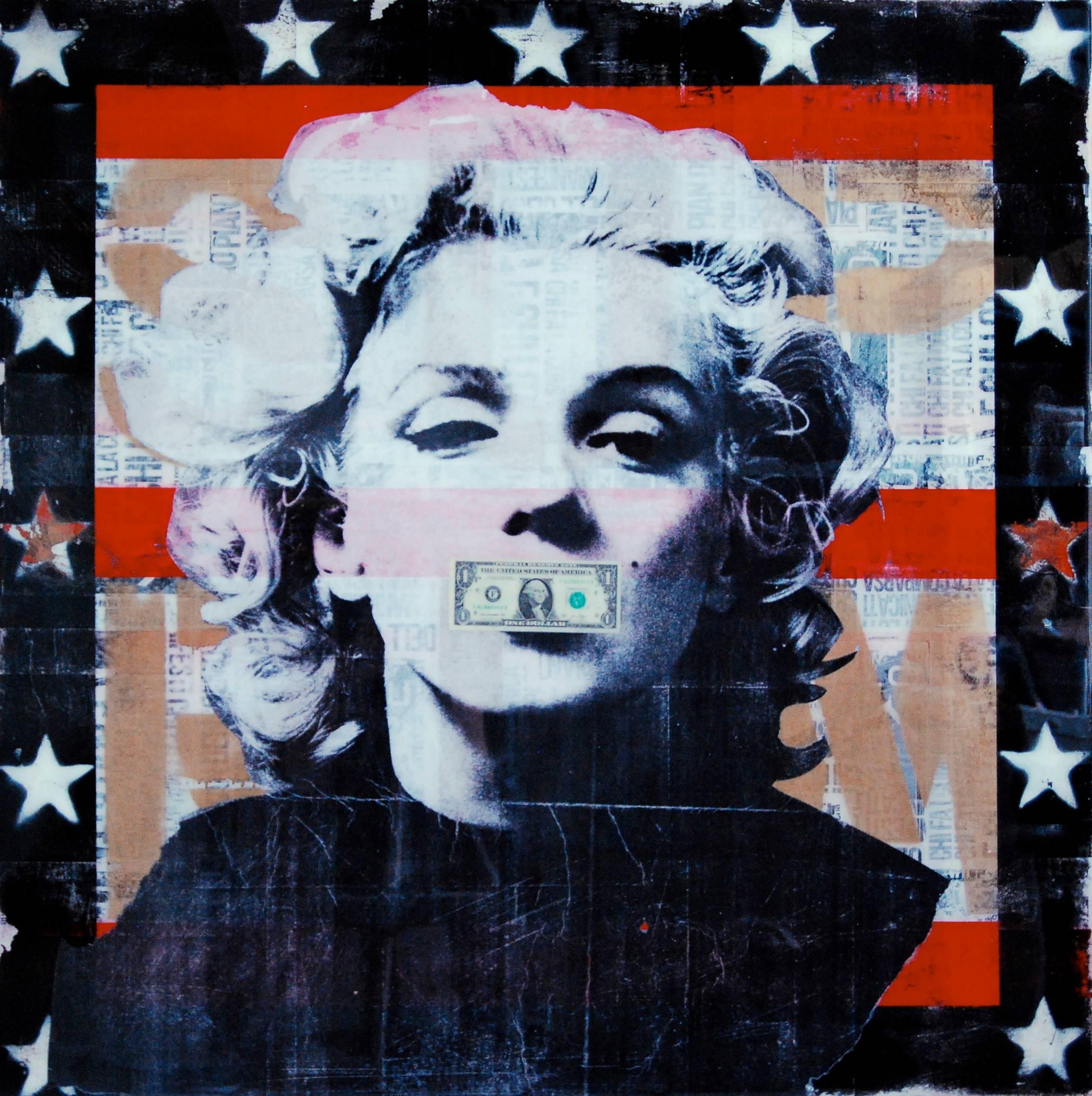 Abstract Painting di Ashleigh Sumner - Marilyn 14