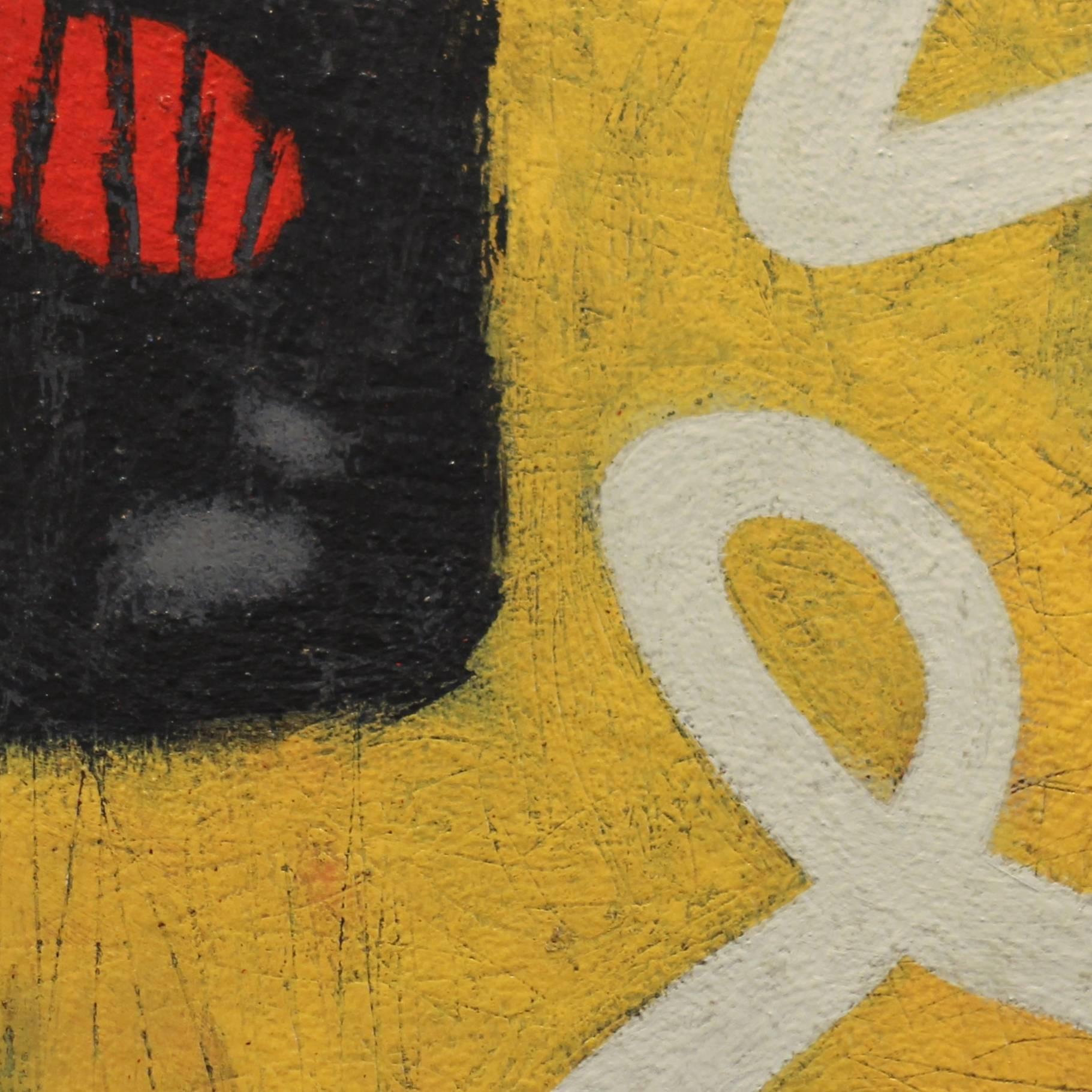 First Signs #2 – Original lebhaftes abstraktes Gemälde aus Acryl auf Leinwand im Angebot 2