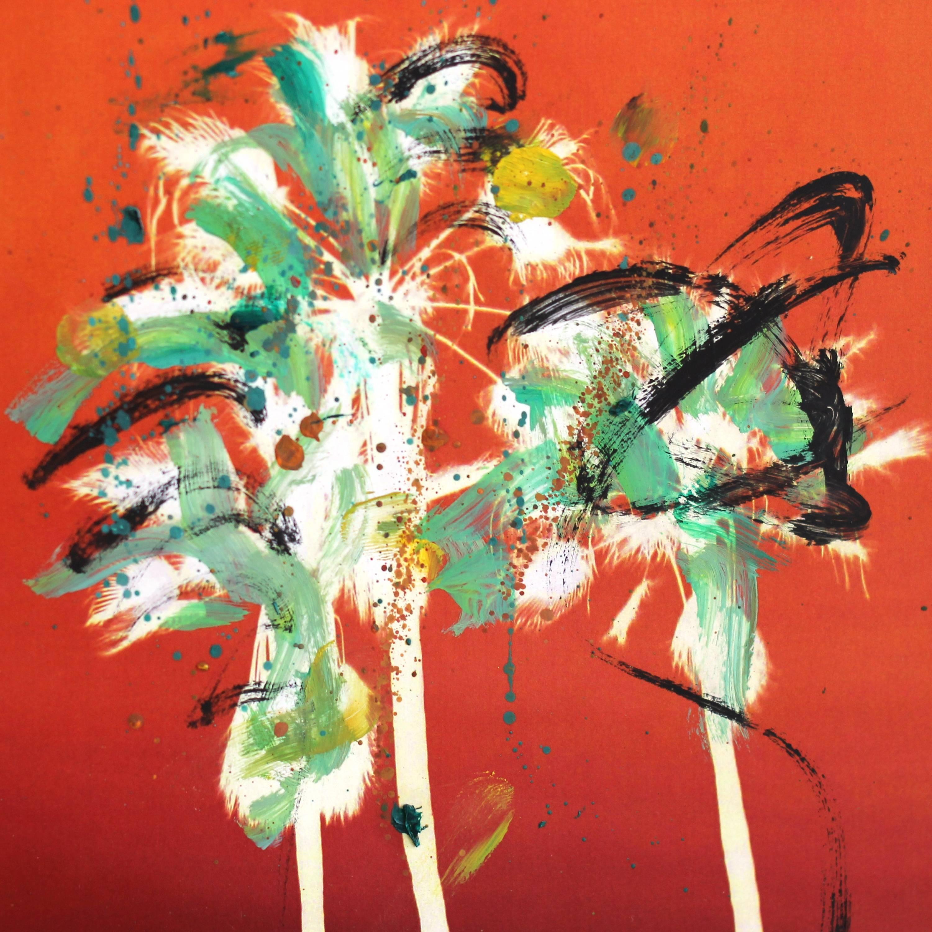 Reverse Palms 2 - Painting by Pete Kasprzak