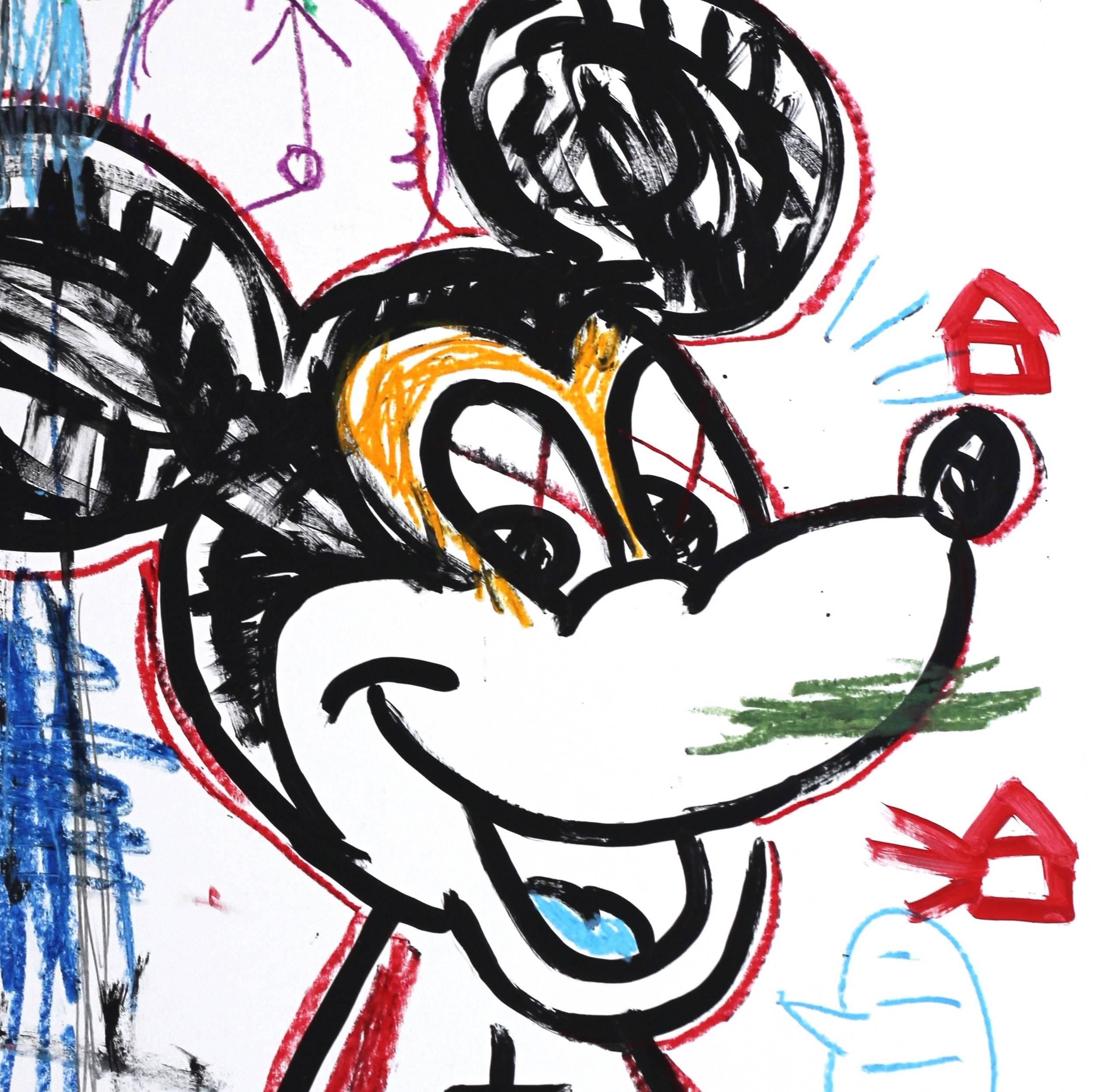 „Mickey's Kingdom“ – Original Pop Street Art von Gary John im Angebot 1