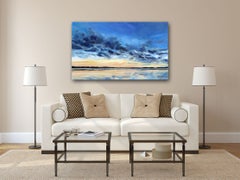 Where Memories Were Made - Colorful Skyscape Mixed Media Painting on Canvas