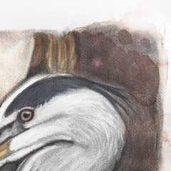 Don't Forget Each Other - Figurative Animal Surrealist Watercolor Painting