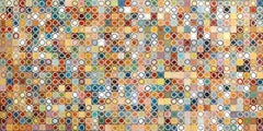 800 cerchi - Grande quadro originale, contemporaneo, colorato, astratto e geometrico