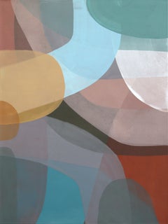 Revival 44 - Original Layered Muted Colorful Abstract Modern Painting on Canvas