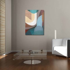 Revival 43 - Original Layered Muted Colors Abstract Modern Painting on Canvas
