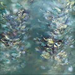 Fragrance of Nature - Abstract Textural Earth Tone Acrylic Painting on Canvas