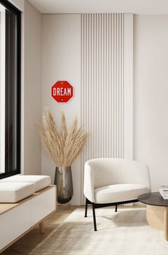 Dream - Motivational Steel & Metal Street Sign Inspired Wall Sculpture Artwork