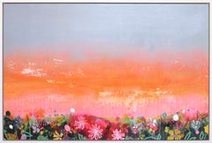The Beauty of Sunshine - Contemporary Abstract Textured Colorful Landscape Art