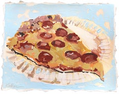 New York Pizza - Original Abstract Comfort Food Inspired Still Life Artwork