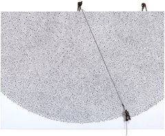 Ultramarine Blue Dots - Contemporary Abstract Figurative Sculptural Artwork