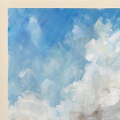 Landscape Study 273 - Atmospheric Impressionist Acrylic Painting on Canvas Paper