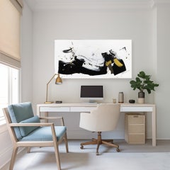 Yin & Yang #2 - Large Scale Modern Textural Abstract Original Painting on Canvas