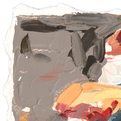 «Sushi, Me»: obra de arte original en papel, un bodegón abstracto inspirado en la comida japonesa