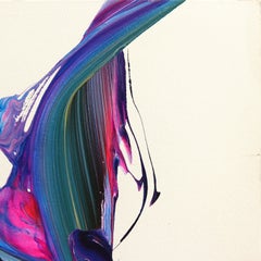 avp_1085 - Original Abstract Colorful Contemporary Acrylic Painting on Paper