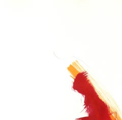 The Red Cloth 128 - Dancer Figurative Dress Minimalist Original Ink Painting