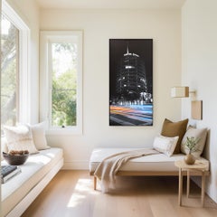 Capitol Records - The Beats - LA Cityscape Photography Mixed Media Art on Canvas