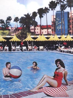 Poolside at the Beverly Hills Hotel 1969