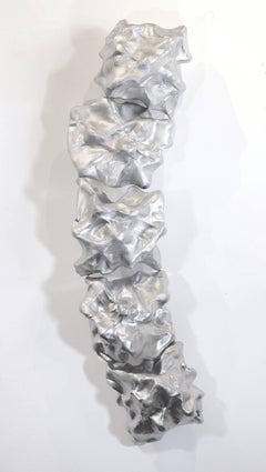 Cloud Chain - Original Lightweight Silver Metal Wall Sculpture