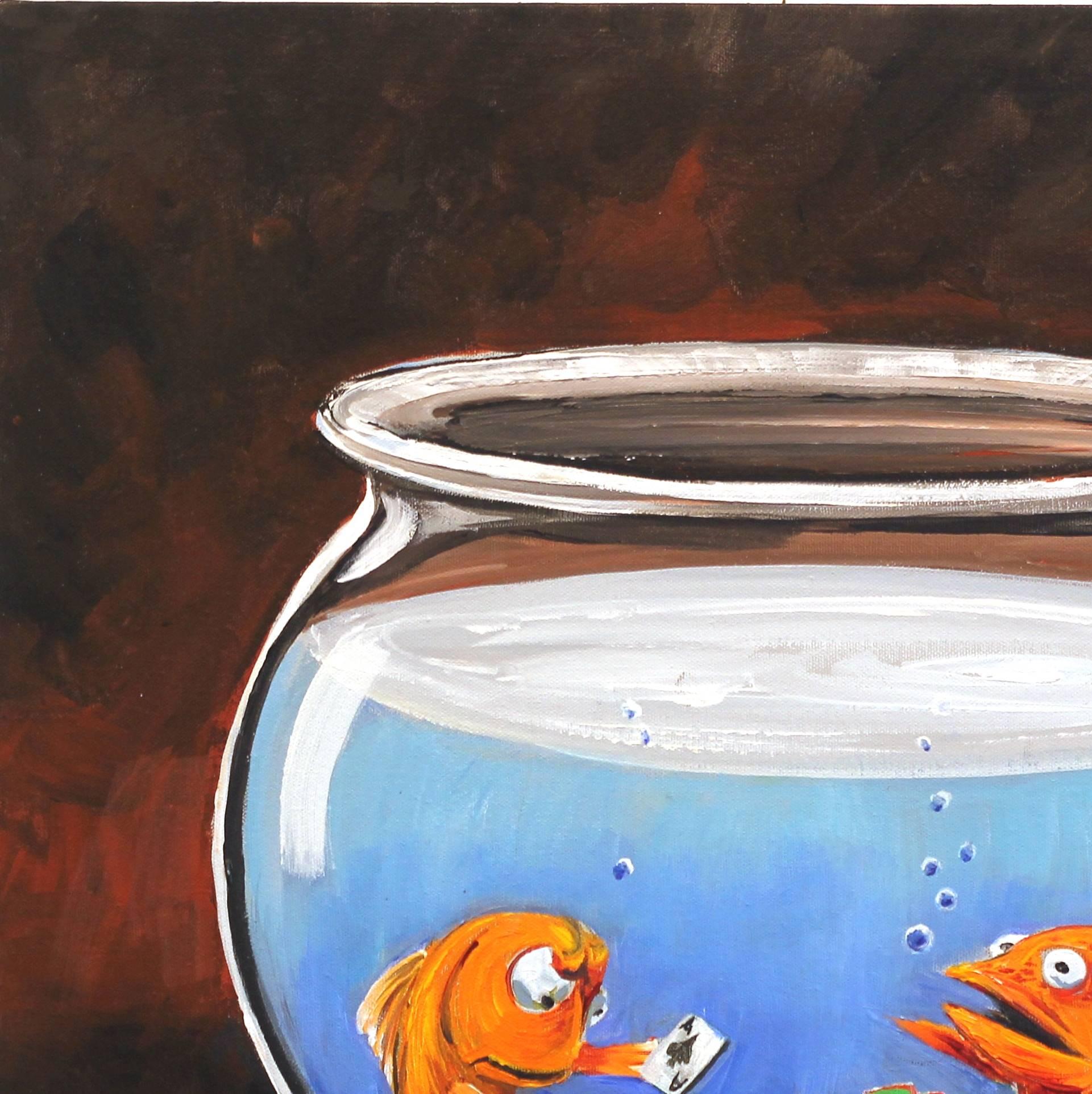 Go Fish - Contemporary Painting by Jim Keifer