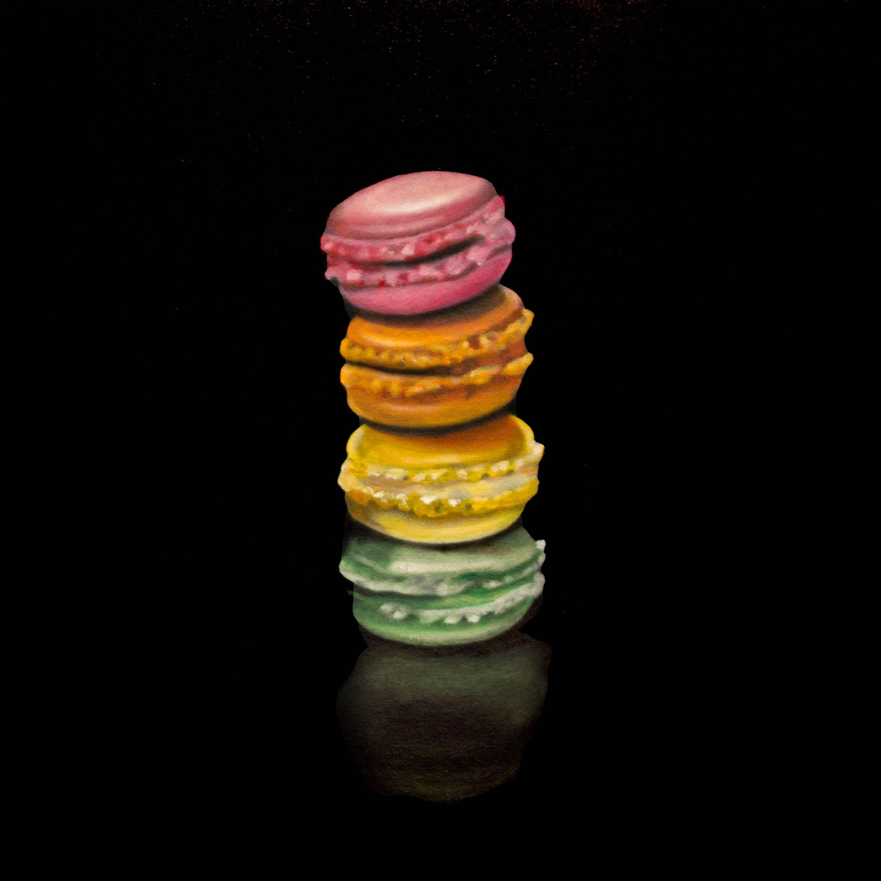 Erin Rothstein Still-Life Painting - Macarons