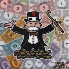 "Monopoly Money" - Original Mixed Media Pop Art