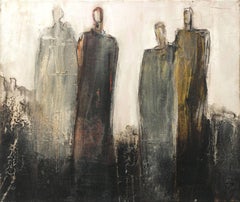 Sin título 9497 - Obra de Arte Figurativa Abstracta Original