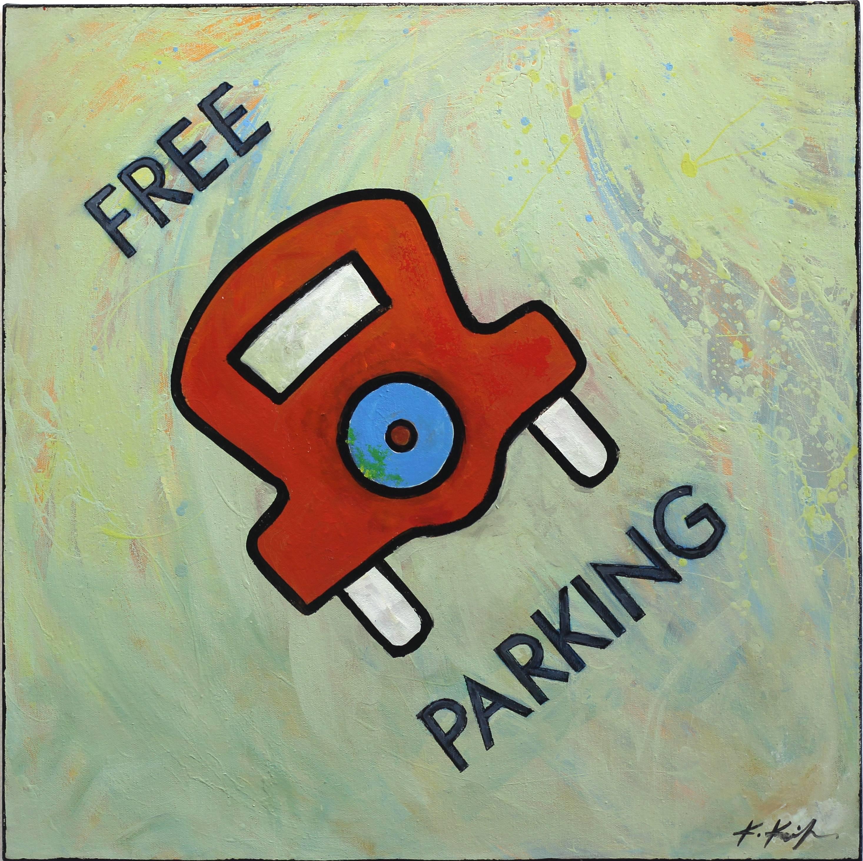 Kathleen Keifer Still-Life Painting - Free Parking