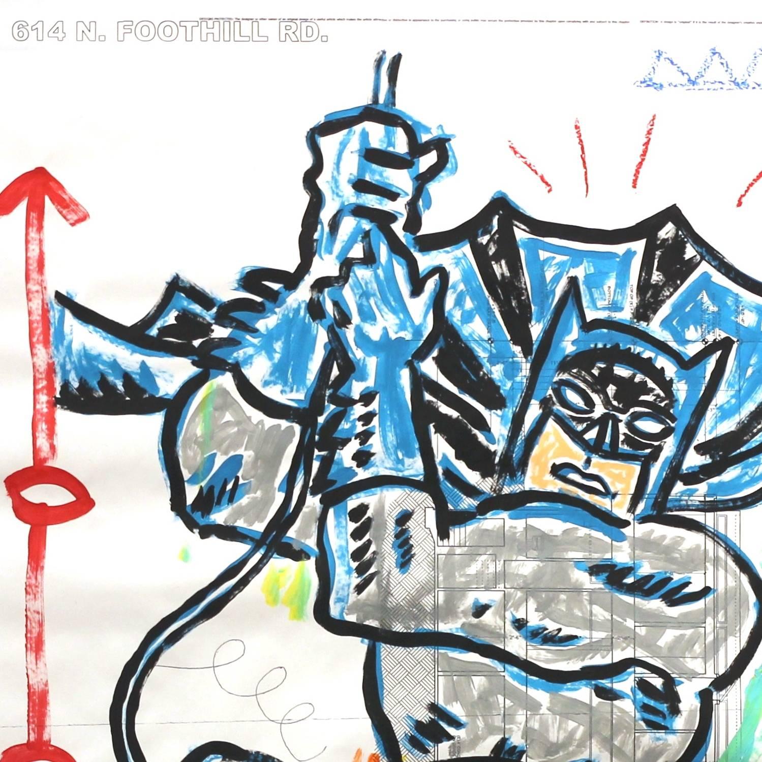 Hurry Batman! - Painting by Gary John