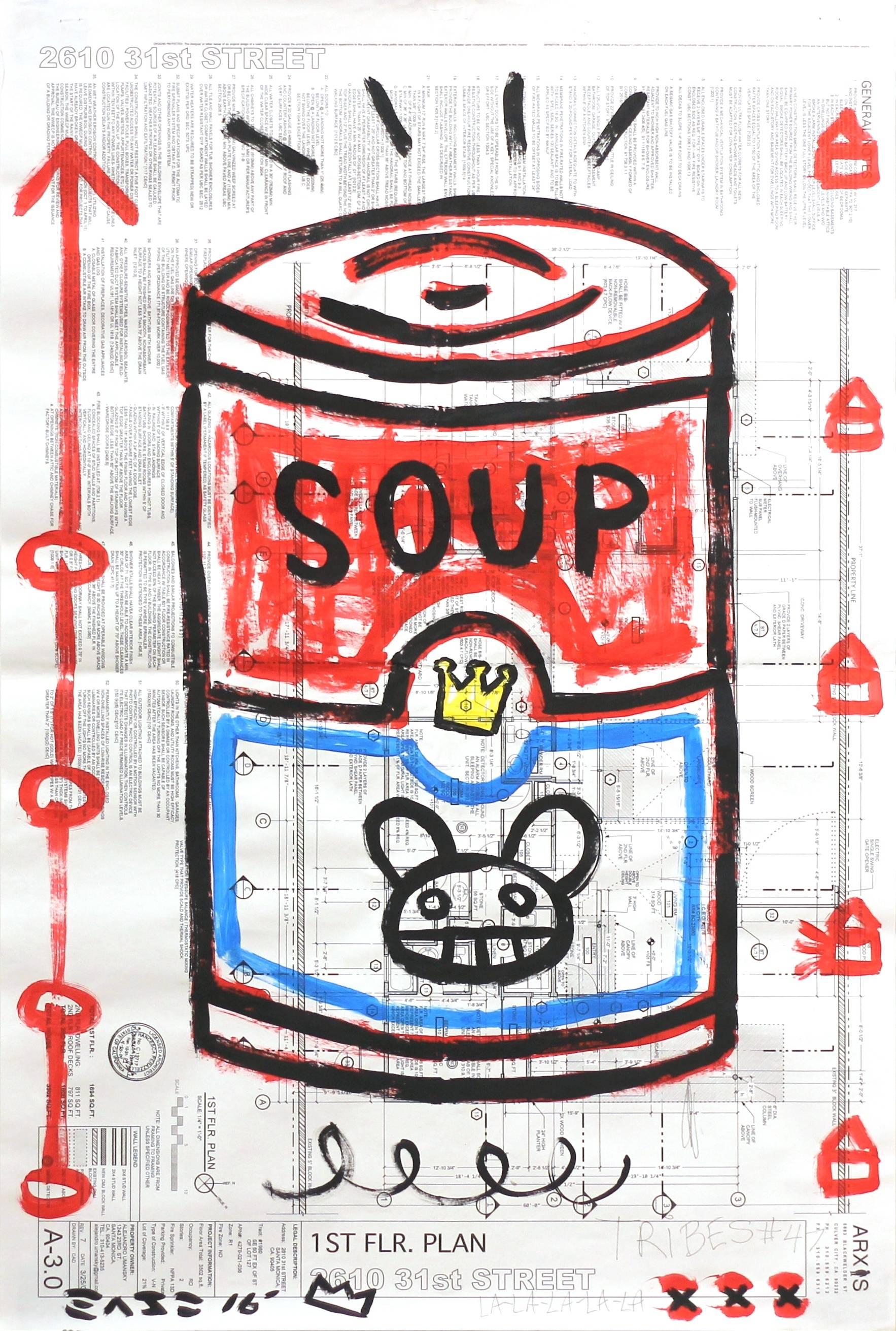 Gary John Figurative Painting - Soup's Up