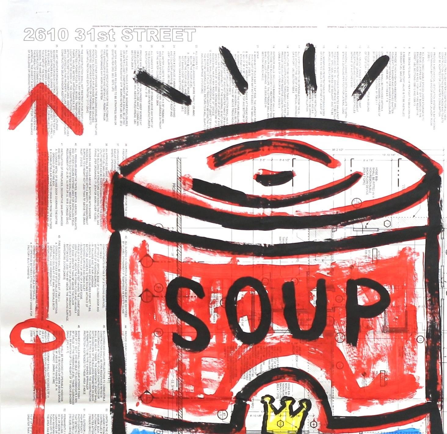 Soup's Up - Painting by Gary John