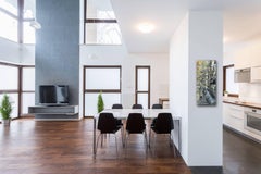 Construcción 2 - Paisaje urbano abstracto Pintura original