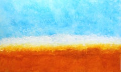 "Sailor's Sunset", Large Original Abstract Landscape Artwork