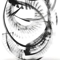 "Alpha Fornacis" - Large Scale Black and White Original Artwork